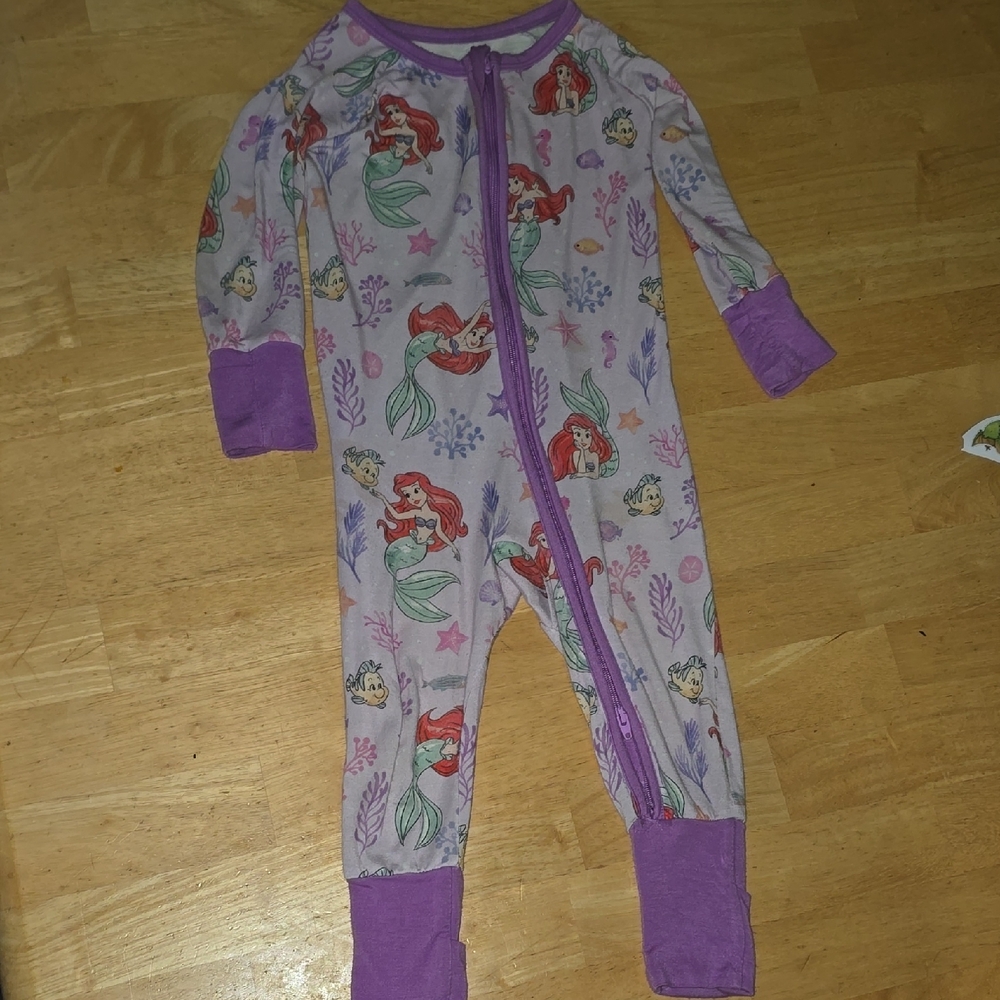 Little Sleepies Part Of Her World Ariel 6-12M